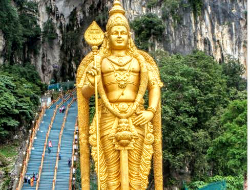 Malaysia Temple - Lord Murugan Statue